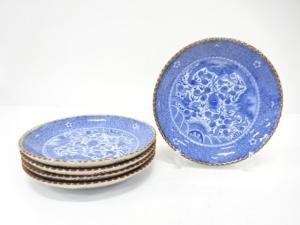 古伊万里　印判手　龍文　八寸皿　5客揃